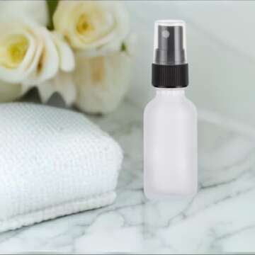 Stylish JUVITUS Frosted Glass Bottles for Gifts