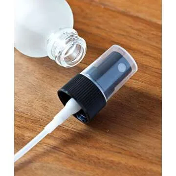 Stylish JUVITUS Frosted Glass Bottles for Gifts