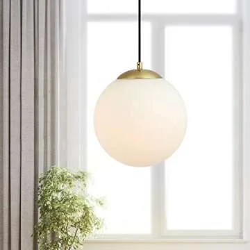 Light Society Zeno Globe Pendant - Modern Ceiling Light Fixture