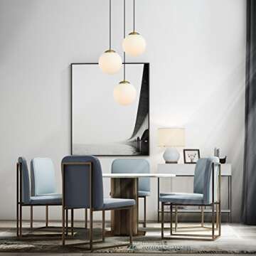 Light Society Zeno Globe Pendant - Modern Ceiling Light Fixture