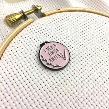 I Never Finish Anything Sarcastic Needle Minder