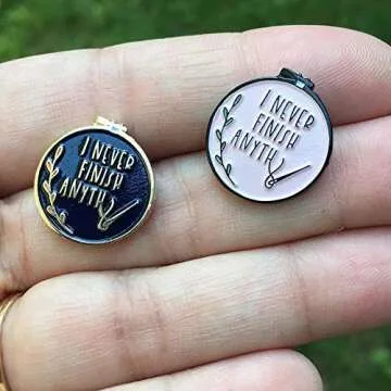 I Never Finish Anything Sarcastic Needle Minder