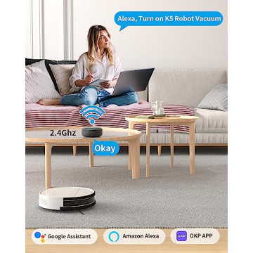 OKP Life K5 Robot Vacuum - Smart & Efficient Home Cleaning