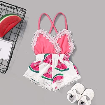 Happy Town Summer Toddler Romper | Cute Fruit Print