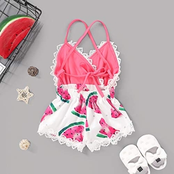 Happy Town Summer Toddler Romper | Cute Fruit Print