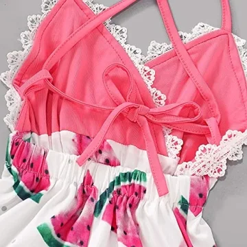 Happy Town Summer Toddler Romper | Cute Fruit Print