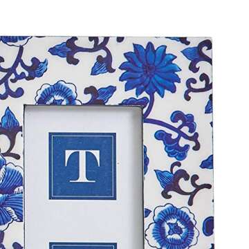 Two's Company Blue Willow Set of 2 Photo Frames
