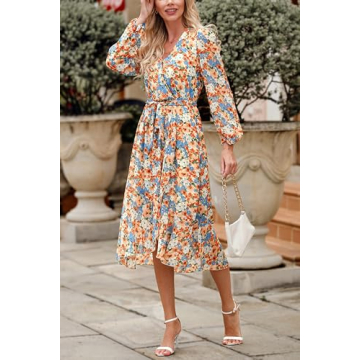 Elegant Floral Print Maxi Dress for Women