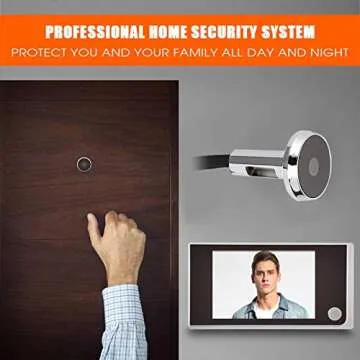 Digital Peephole Viewer Mini HD Smart Camera 3.5" Display