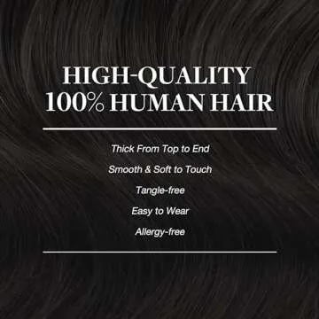 GOO GOO Clip in Hair Extensions Real Human Hair, Remy Human Hair Extensions Clip ins for Women, Natural Human Hair, 18inch 120g 7Pcs, 1B Natural black
