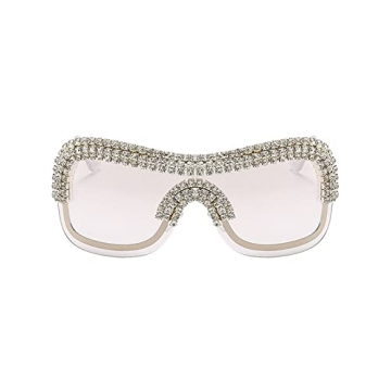 Laureles Oversized Y2K Sunglasses - Stylish Metal Rimless Shades