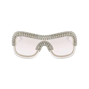 Laureles Oversized Y2K Sunglasses - Stylish Metal Rimless Shades