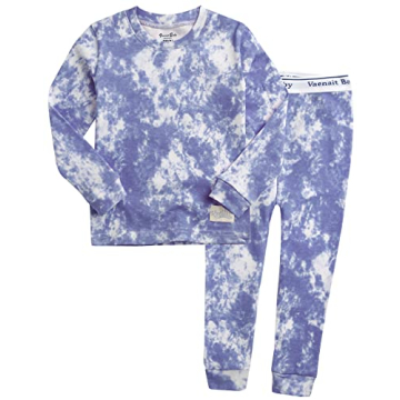 VAENAIT BABY Kids Boys Cotton Sleepwear Pajama Set - Prism Sky Blue Size S