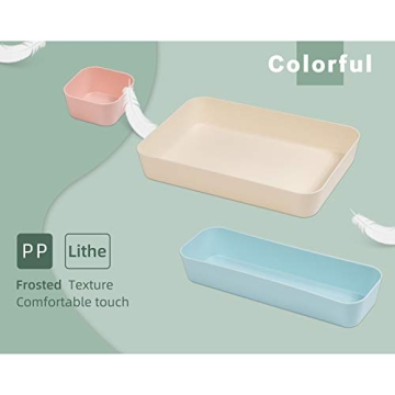 Backerysupply 9-Piece Large Plastic Drawer Organizers Set