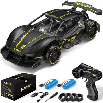 Fast Metal RC Cars for Kids - 1/24 Electric Toy