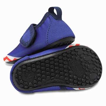 JIASUQI Baby Boys and Girls Barefoot Swim Water Skin Shoes Aqua Socks for Beach Swim Pool