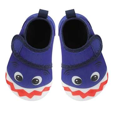 JIASUQI Baby Boys and Girls Barefoot Swim Water Skin Shoes Aqua Socks for Beach Swim Pool