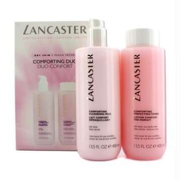 Lancaster - Limited Edition Set: Cleansing Milk 400ml + Toner 400ml (For Dry Skin) - 2pcs