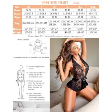 Avidlove Lace Teddy: Halter V Neck One Piece Lingerie Nightgown