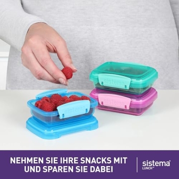 Sistema Lunch Collection Food Storage Containers - 3 Pack