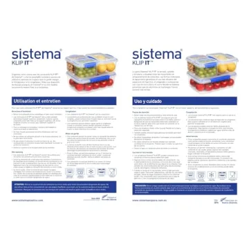 Sistema Lunch Collection Food Storage Containers - 3 Pack