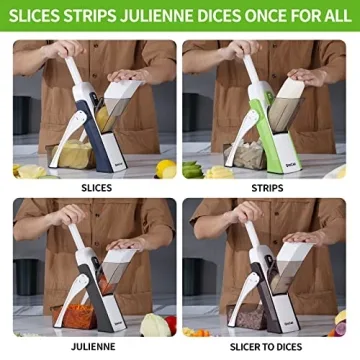QieCai Safe Mandoline Vegetable Slicer for Effortless Cooking