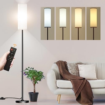 Qaubauyt Modern LED Floor Lamp for Living Room & Bedroom
