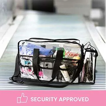 Spacious Clear Makeup Organizer for Travel and Home