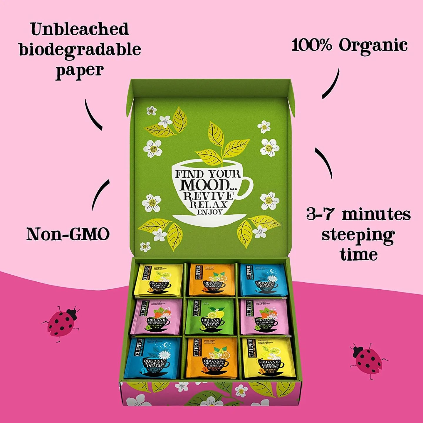 Clipper Tea Sampler Box - Explore Unique Tea Varieties