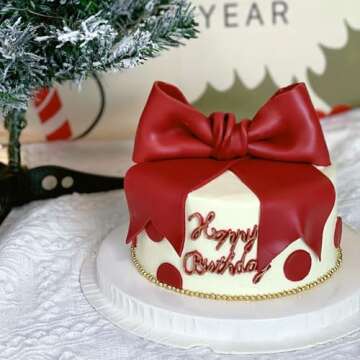 Sprinkles for Cake Decorating, White and Gold Pearl Sprinkles 4 Sizes Mix for Cake Cupcake Baking To...