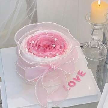 Sprinkles for Cake Decorating, White and Gold Pearl Sprinkles 4 Sizes Mix for Cake Cupcake Baking Toppings (2 bottles)