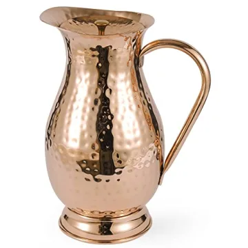 Handcrafted Copper Water Pitcher for Elegant Serving