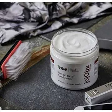 EDEN BodyWorks JoJoba Monoi Deep Conditioner | 16 oz | Moisturize, Soften & Repair Hair - Packaging May Vary