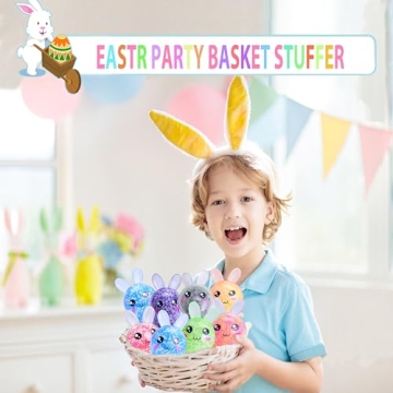 Easter Bunny Squishies Stress Balls for Kids and Adults