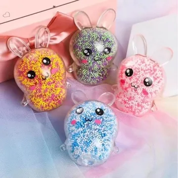 Easter Bunny Squishies Stress Balls for Kids and Adults
