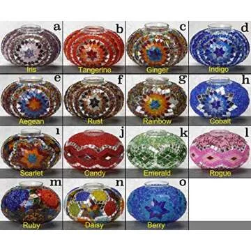 LaModaHome 40+ Unique Colors, 2020 Customizable Chandelier 5 Globes + Free 5 Bulbs, Stunning Mosaic Turkish Lamp Moroccan Light US Tiffany Lighting Ceiling Hanging Pendant Fixture Large Hardwired