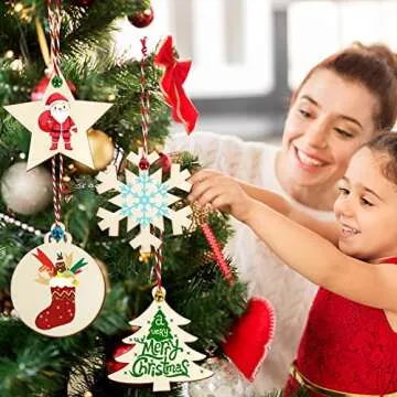 Creative Wooden Ornaments Craft Kit for Kids