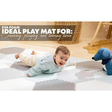 Soft Non-Toxic Baby Play Mat for Crawling and Playing