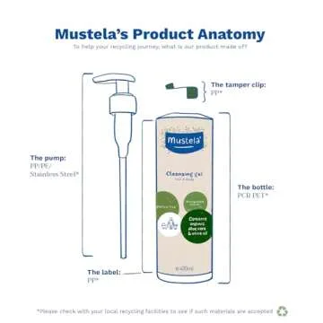 Mustela Organic Cleansing Gel - Fragrance-Free & Gentle