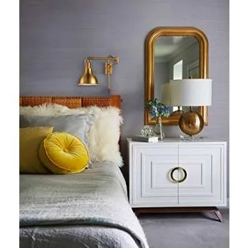 Elegant Swing Arm Wall Lamp Plug-in Sconce for Any Room