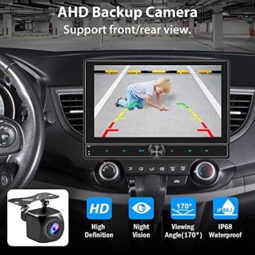 Westods 10.5" Detachable Car Stereo with CarPlay & Bluetooth