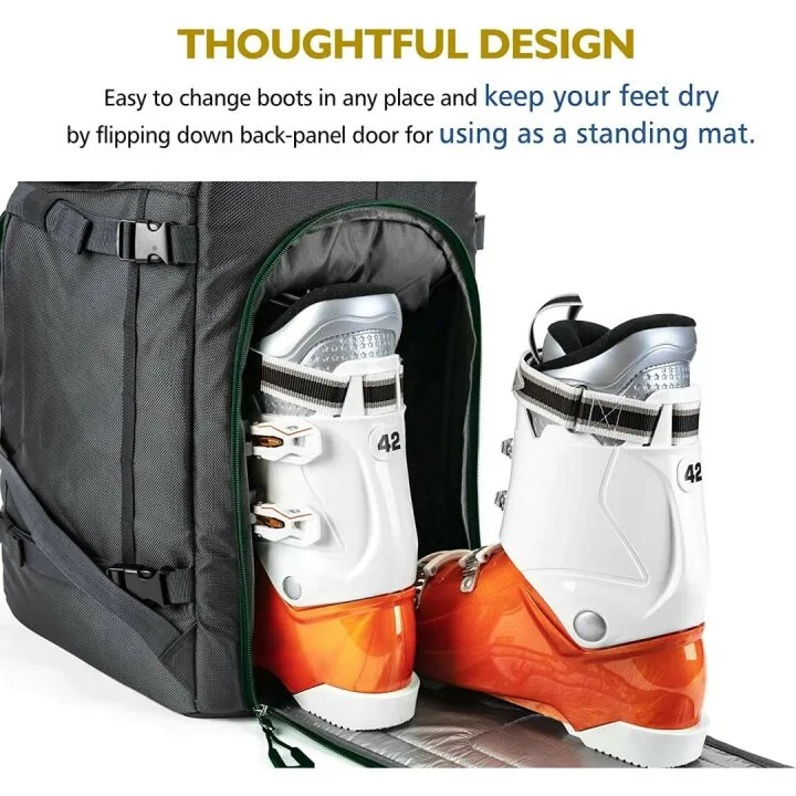 Unigear Ski Boot Backpack - 50L Travel Bag for Ski Gear