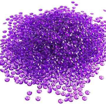 Craftjoje 10000pcs Acrylic Diamonds for Parties & Weddings