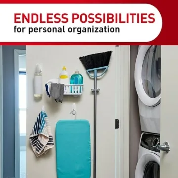 Command Broom and Mop Grippers for Easy Organization