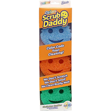 Scrub Daddy Color Sponge Pack, Fun & Flexible Cleaning Tool