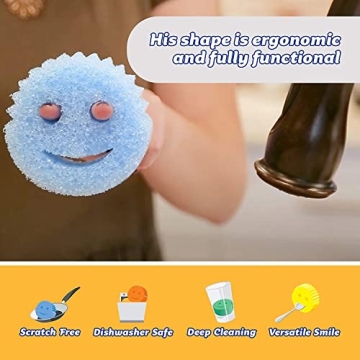Scrub Daddy Color Sponge Pack, Fun & Flexible Cleaning Tool