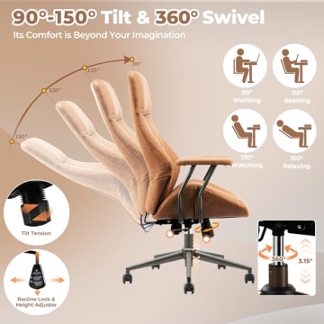 ovios Ergonomic Home Office Chair for Comfort and Style