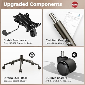 ovios Ergonomic Home Office Chair for Comfort and Style