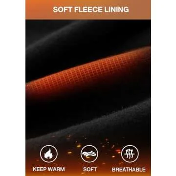 Heathyoga Fleece Lined Leggings with Pockets for Women Thermal Leggings Warm Leggings Women Winter High Waisted Yoga Pants Black