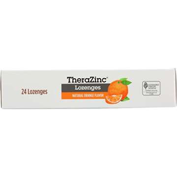 Quantum Therazinc Orange, 24 Count Acetate Lozenges, 0.5 Unit